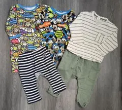 まとめ売り ベビー ロンパース セットアップ ボトムス ５点セット 男の子