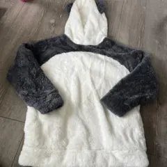 GU パンダデザイン フード付き ルームウェア 暖かい 可愛い ジーユー