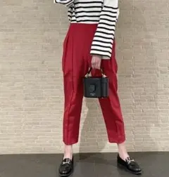 22年 AK+1 BEAMS ビームス ポリエステルリネン ピンタック パンツのサムネイル