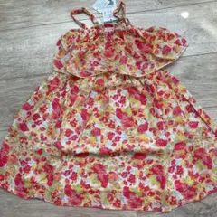 【再々値下げ】新品　未使用品　タグ付 BREEZE 花柄　サマーキャミワンピース