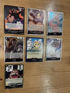 ワンピースカードゲーム　デッキパーツ　マーシャル　D ティーチ　黒ひげ　黒