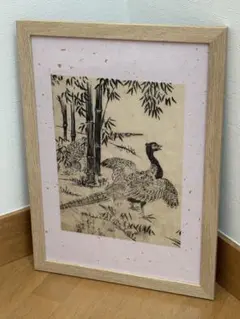 ご成約済み【真作】江戸時代　木版画　鳳凰（橘守国） 真作】江戸時代 木版画 蒲公英（橘守国） - メルカリ