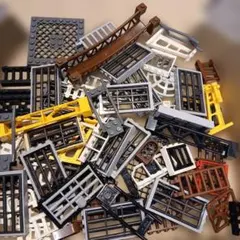 25 LEGO 柵梯子牢屋等パーツまとめ売り