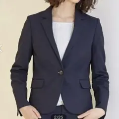 グリーンレーベルリラクシング ネイビー ジャケット 36 きれいめ 総裏