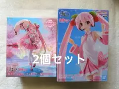 桜ミク AMP+ 桜ドレス BANPREST EVOLVE 2種セット