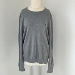 Tommy Hilfiger グレー クルーネック セーター