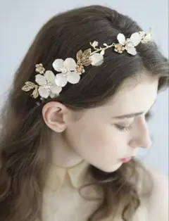 ウェディング ヘッドドレス 3点セット ヘアアクセサリー
