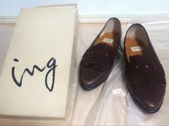 V*i様 ing ダークブラウン フリンジローファー 24.5cm