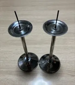 ステンレス製キャンドルスタンド 2個セット韓国製　蝋燭立て　組立式