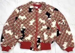 ワンダフルワールド カネコイサオ テリア 総柄 ジャケット チェック ブルゾンのサムネイル