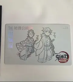 鬼滅の刃無限城編 ムビチケ風コレクションカード 義勇 炭治郎 てちてち
