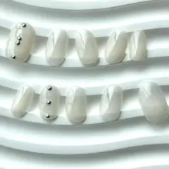 春 ネイルチップ ニュアンス マグネット 振袖 結婚式 入学式 成人式 推し活