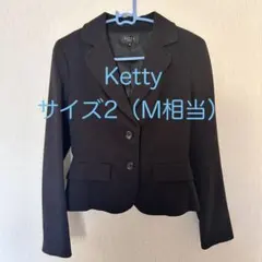 Ketty ジャケット サイズ2 (M) オフィスカジュアル　セレモニー　伸縮のサムネイル