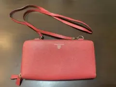TOPKAPI お財布ショルダーバッグ 長財布　フラミンゴピンク