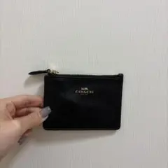 COACH ブラック 定期入れ