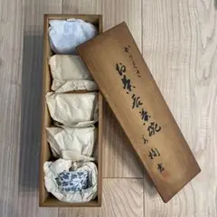 湯呑 茶碗 煎茶揃 茶器 橘吉 たち吉 櫻洛 お茶呑茶碗 グリーン 煎茶碗 5客
