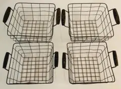 ビンテージ　アイアンバスケット
