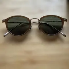 稀少良品】 BLANC.. B0004 BROWN 純正袋付き サングラス - メルカリ