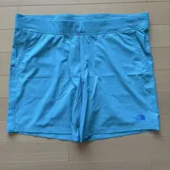 美品 THE NORTH FACE ザノースフェイス ショートパンツ ブルー Ｌ