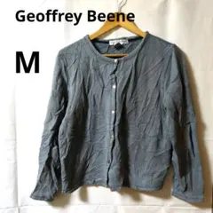 Geoffrey Beene【M】 カーディガン ブルーグレー ※訳あり