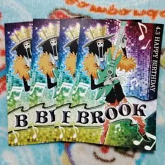 ワンピース 麦わらストア限定 バースデー ポストカード ブルック