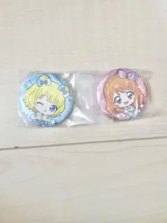ガチャガチャ　缶バッジ　アイカツ　プリパラ