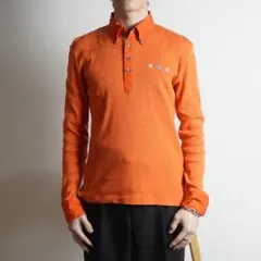 BURBERRY BLACK LABEL 長袖ポロシャツ リブニット/TW86