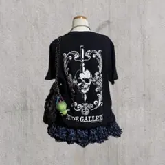 新品】y2k ✨平成ギャル グランジ ダークコア ギミック トップス