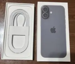 iPhone17 黒 空箱 ケーブル付き