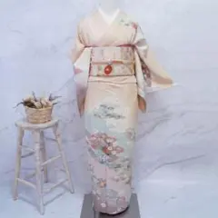 訪問着 フルセットa558卒業式　入学式　お宮参り　七五三　結婚式