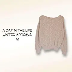 アデイインザライフユナイテッドアローズ ニット セーター【M】ブラウン系