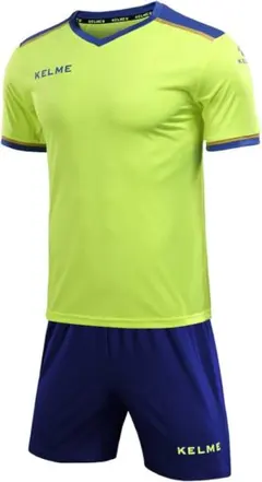 KELME サッカーウェアセット 蛍光イエロー/ブルー　120cm