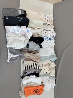 【まとめ売り34点】ベビー肌着　ベビー服　サイズ50−70　ミキハウスなど