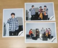 King & Prince永瀬廉ソロ・集合　公式写真㉝３枚セット