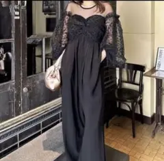 ANDRESD flocky dot pants dress
