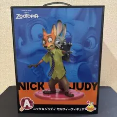 【新品未開封】ズートピア ニック＆ジュディ セルフィーフィギュア おまけ付き