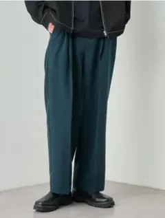 【新品50%OFF】COLONY2139 シワになりにくいワイドパンツ グリーン