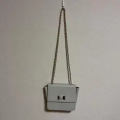 限定値下げ！ショルダーバッグ チェーン グレー リボン