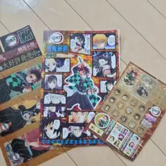 【鬼滅の刃】　シール　クリアしおり　ジャンプ付録　色々セット