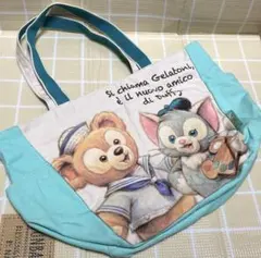 美品　ディズニーシー　ダッフィージェラトーニ　トートバック