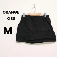 ORANGE KISS ブラック ミニスカート キッズ　150