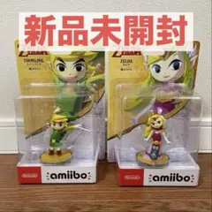 新品未開封　amiibo ゼルダの伝説 トゥーンリンク ゼルダ 風のタクト
