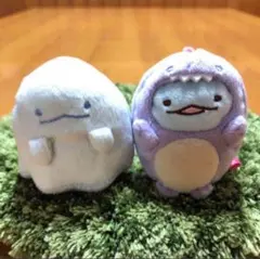 すみっコぐらし おばけのナイトパーク てのりぬいぐるみ [とかげ 2種セット]