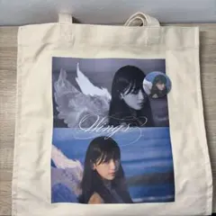 乃木坂46 池田瑛紗 トートバッグ ベージュ 個展 Wings あひるの夢