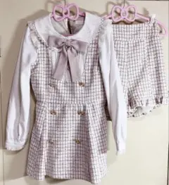 LIZLISA ツイードセットアップ ピンク 長袖