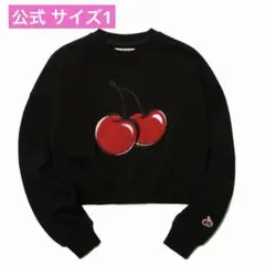 KIRSH キルシー トレーナー チェリー ブラック スウェット