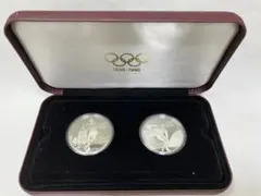 1994年 フランス100フラン銀貨 2枚 IOC100周年 SV925 1994年 フランス100フラン銀貨 2枚 IOC100周年 SV925 - メルカリ