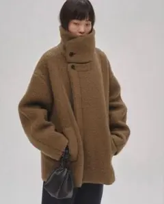 新品Todayful Standcollar Boucle Jacket 36