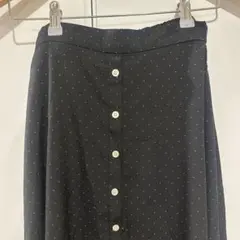 GLOBALWORK ドット柄　フレアスカート