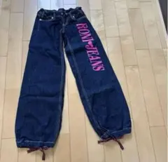 RUNIJEANS ダークブルーデニムパンツ　大人着用可 ロニィ　美品